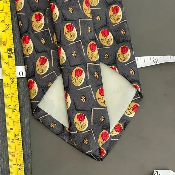 Robert Talbott Best Of Class Rose Print Neck Tie - Picture 6 of 6